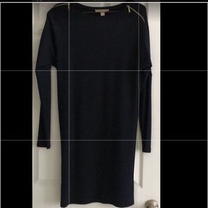 MK Blue knit dress with gold hardware